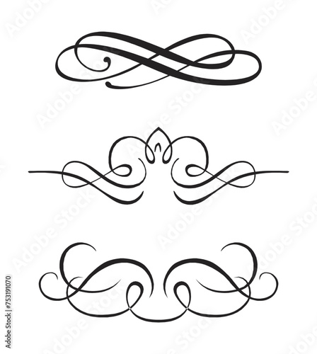 Ornaments and Flourishes Vector