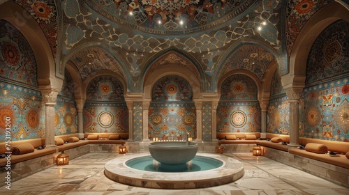 Large Indoor Swimming Pool in Building