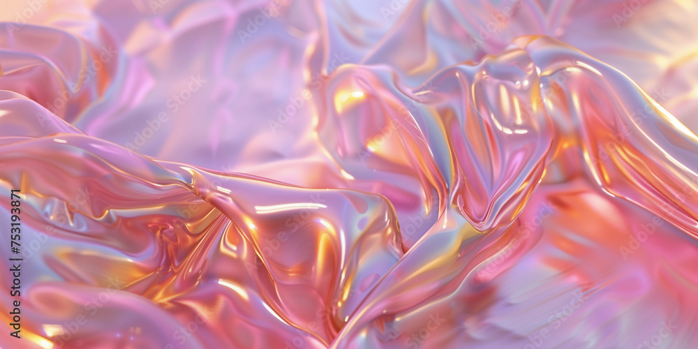 Obraz premium light pink with bright gold reflections (10)