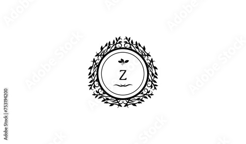 Silver Medal with Ribbon Alphabetical Logo