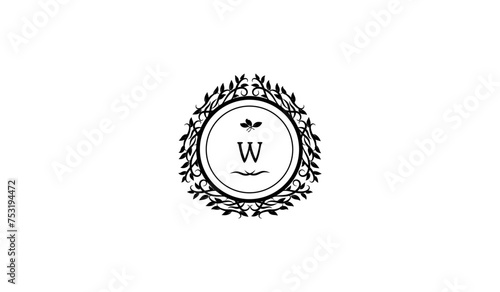 Silver Medal with Ribbon Alphabetical Logo