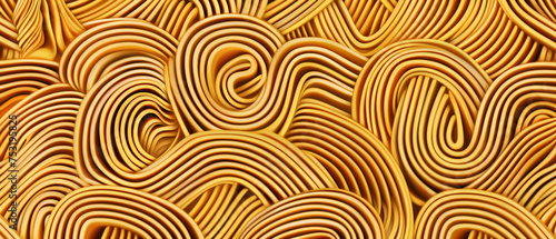Fundo abstrato com ondas e linhas que remetem a espaguete - Papel de parede 