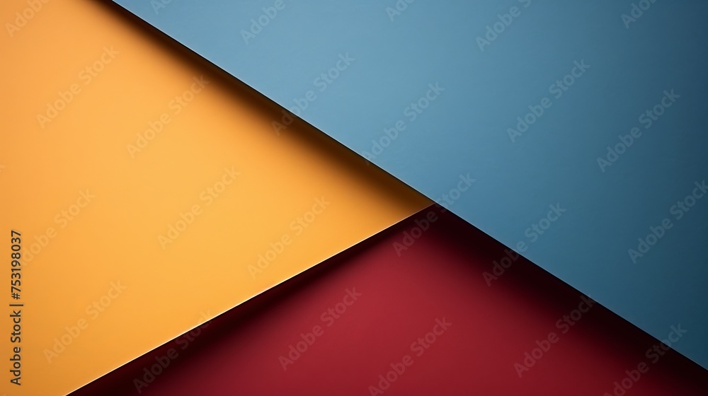 An abstract colored paper texture background presents minimal geometric shapes and lines in light blue, navy, red, and yellow colors, offering a visually dynamic composition. An abstract colored paper texture background presents minimal geometric shapes and lines in light blue, navy, red, and yellow colors, offering a visually dynamic composition.