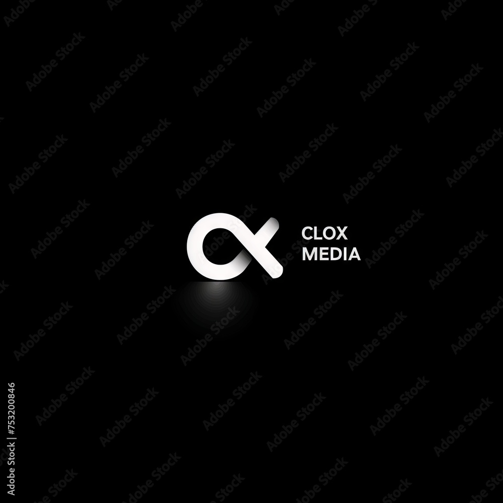 LOGO black and white minimalistic logo for media agency LOGO black and white minimalistic logo for media agency