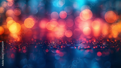 Blurred Bioacoustic Scene for Presentation Slide Generative AI