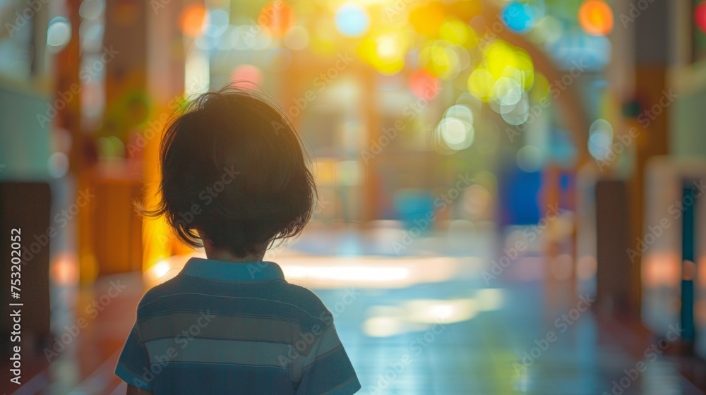 Child Psychology Concept with Blurred Background for Presentation Generative AI Child Psychology Concept with Blurred Background for Presentation Generative AI