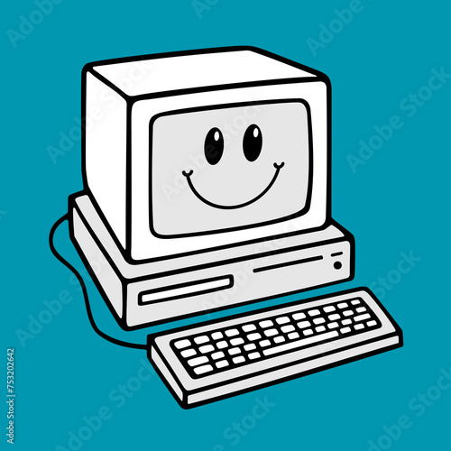 illustration of a computer