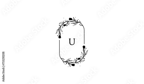 Luxury Floral Design Alphabetical Logo