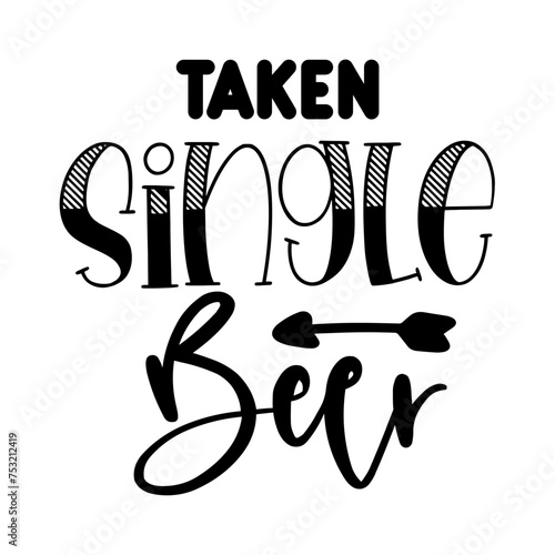 Taken Single Beer SVG