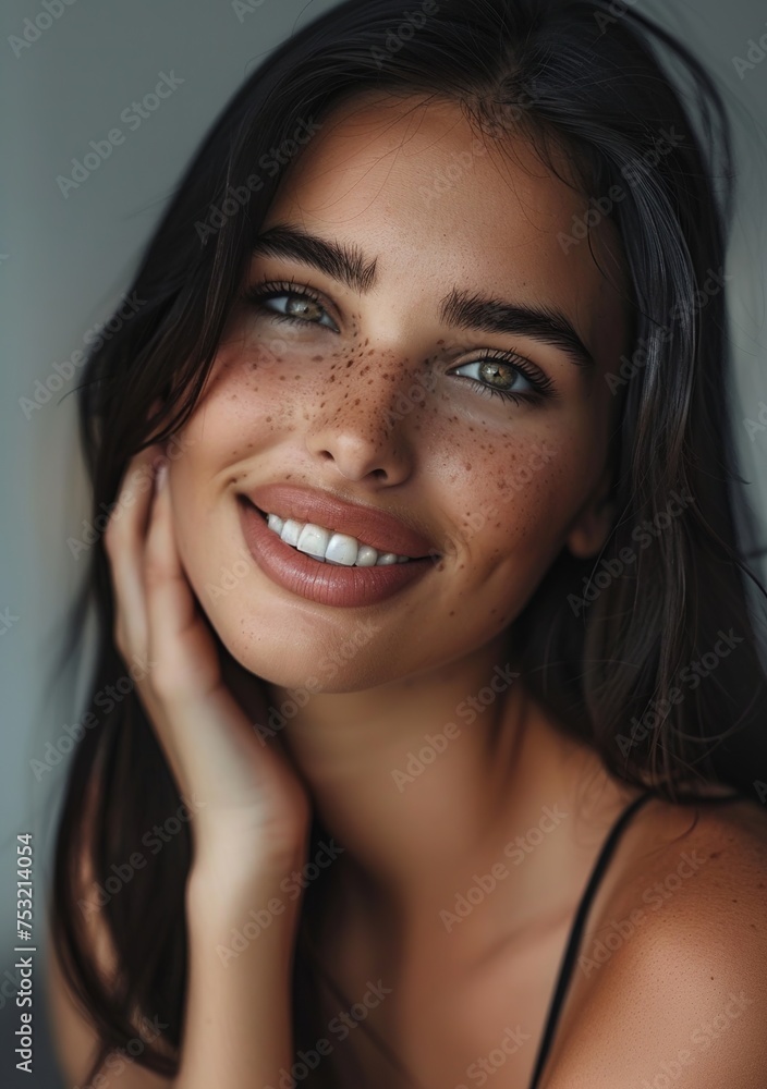 woman model face makeup testing woman model face makeup testing