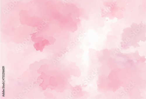 Pink watercolor abstract background. Watercolor pink background. Abstract pink texture