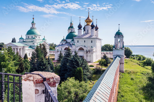 View of Spaso-Yakovlevsky Dimitriev Monastery in Rostov, Golden Ring Russia. photo