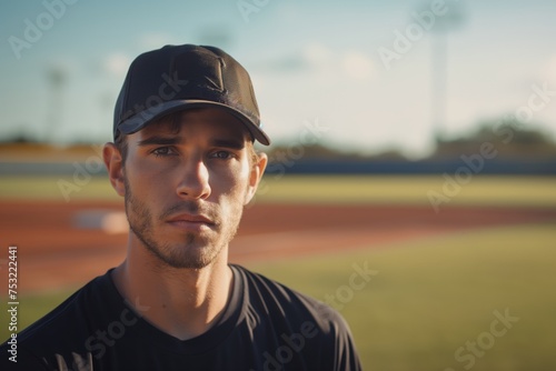 Man in Black Shirt and Baseball Cap © Ilugram
