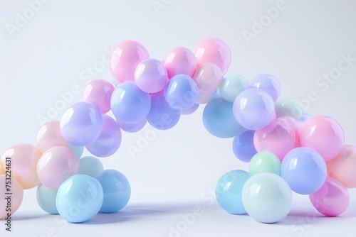 Pastel Balloon Arch © Ilugram