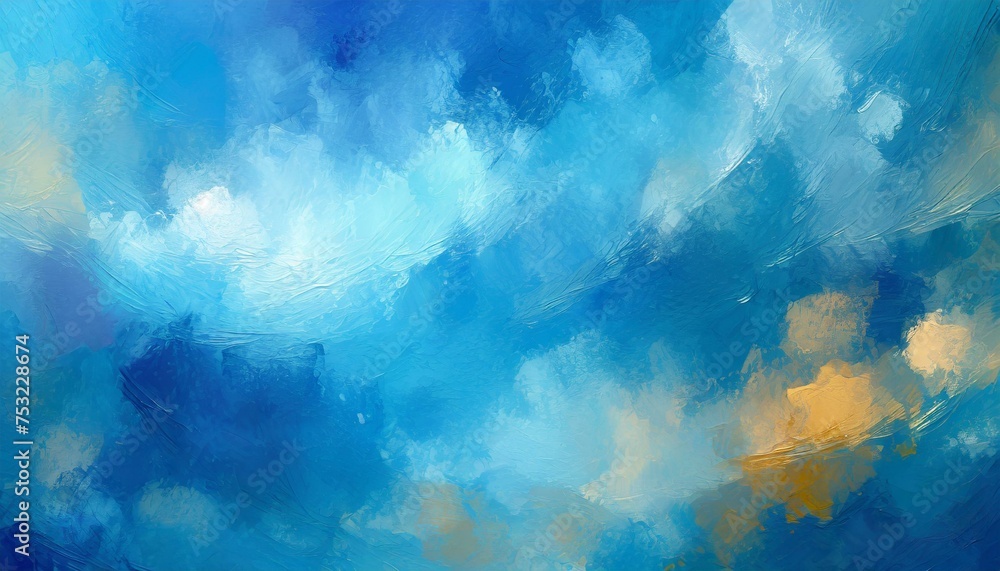 Obraz premium abstract watercolor blue background