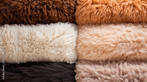 Fur and wool texture background