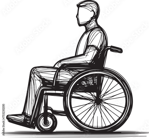 disabled person in wheelchair