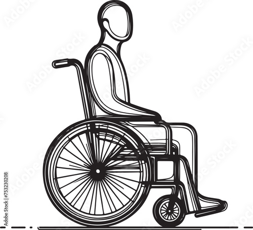 person in wheelchair