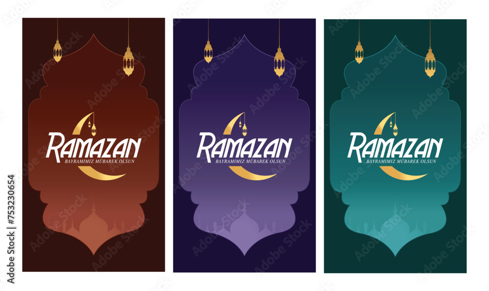 Ramazan bayramınız mübarek olsun. Translation: Happy ramadan eid