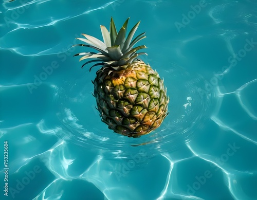 pineapple on the water