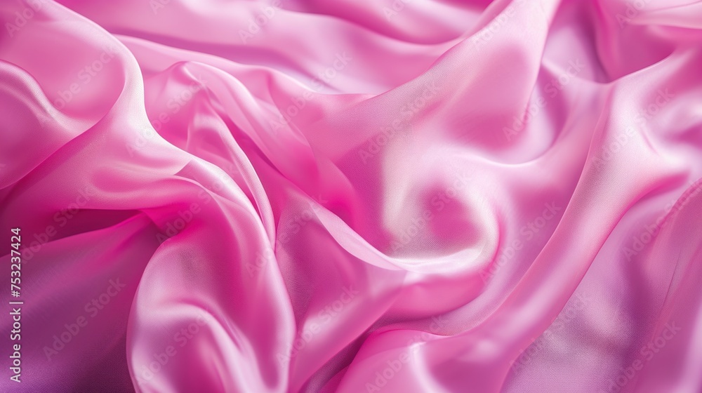 Fototapeta premium Abstract background texture of crumpled cloth, fabric waves,