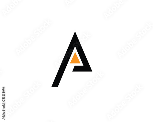 A letter creative logo design.