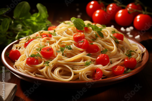 Pasta Dish with Cherry Tomatoes