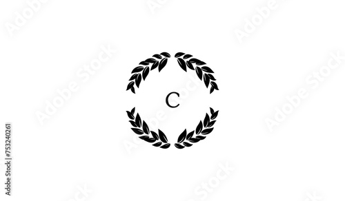 Ears of Wheat Alphabetical Logo