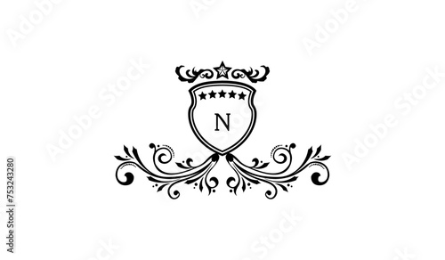 Luxury Crown Alphabetical Logo