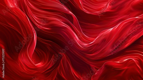 Abstract red wave background, evoking energy and dynamism with its fluid and vibrant design.