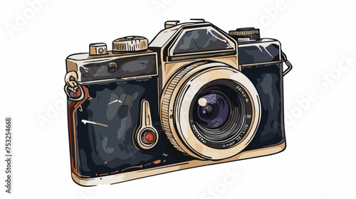 Cartoon of old camera icon