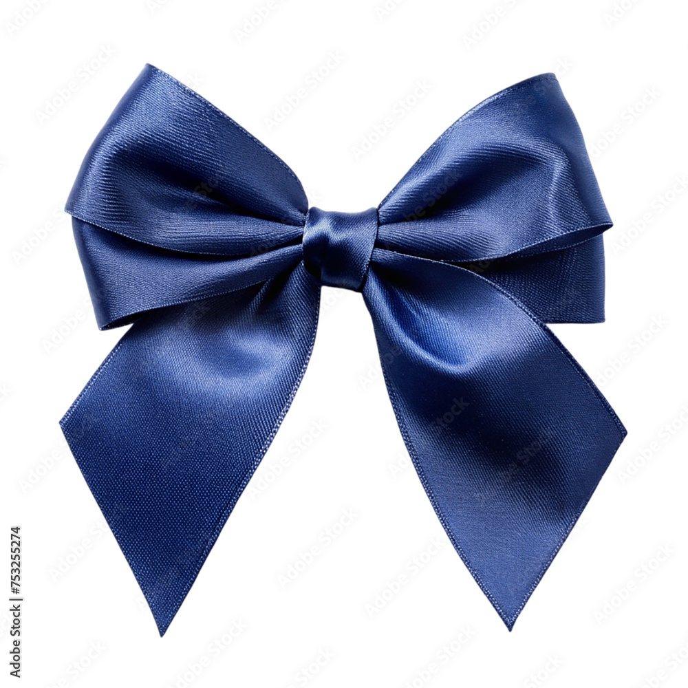 Blue bow tie isolated on transparent background. Blue bow tie isolated on transparent background.