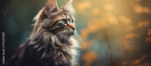 Graceful Feline Beauty: Maj...