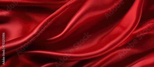 Elegant Red Silk Fabric Bac...