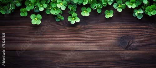 Vibrant Green Leaves Create...