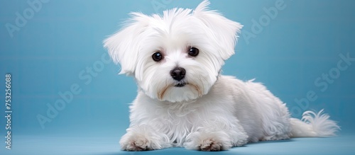 Adorable Puppy Rests on Vib...