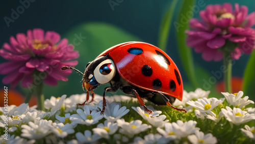 cartoon ladybug cute dreamy
