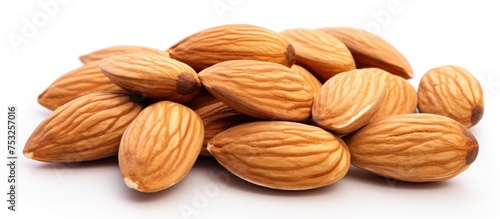 Nutritious Almonds Arranged...