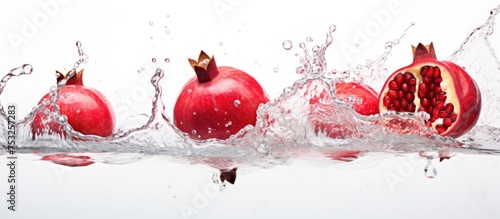 Fresh Pomegranate with Vibr...