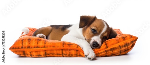 Adorable Canine Relaxing on...
