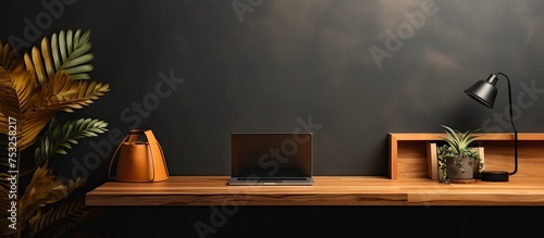 Modern Workspace with Lapto...