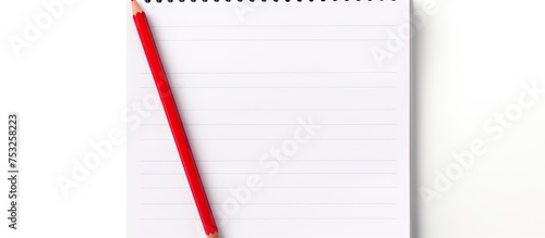 Vibrant Red Pencil and Neat...