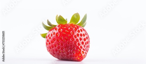 Vibrant Red Strawberry with...