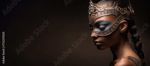 Mysterious Woman Concealing...