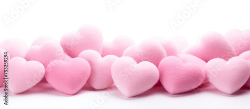 Vibrant Heart-Shaped Marshm...