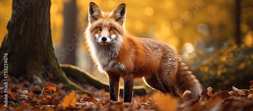 Curious Fox Observing Surro...