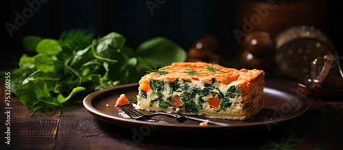 Savory Quiche Delight on a ...