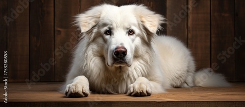 Tranquil Canine Relaxing on...
