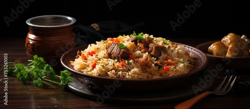 Delicious Bowl of Rice with...