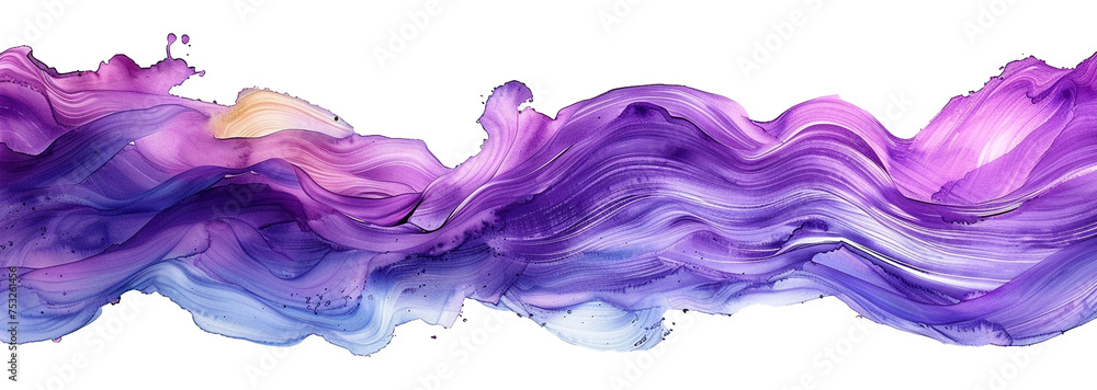 A gentle hand-painted stroke in sky blue, smoothly transitioning, reminiscent of a calm morning sky, isolated on transparent background png A gentle hand-painted stroke in sky blue, smoothly transitioning, reminiscent of a calm morning sky, isolated on transparent background png